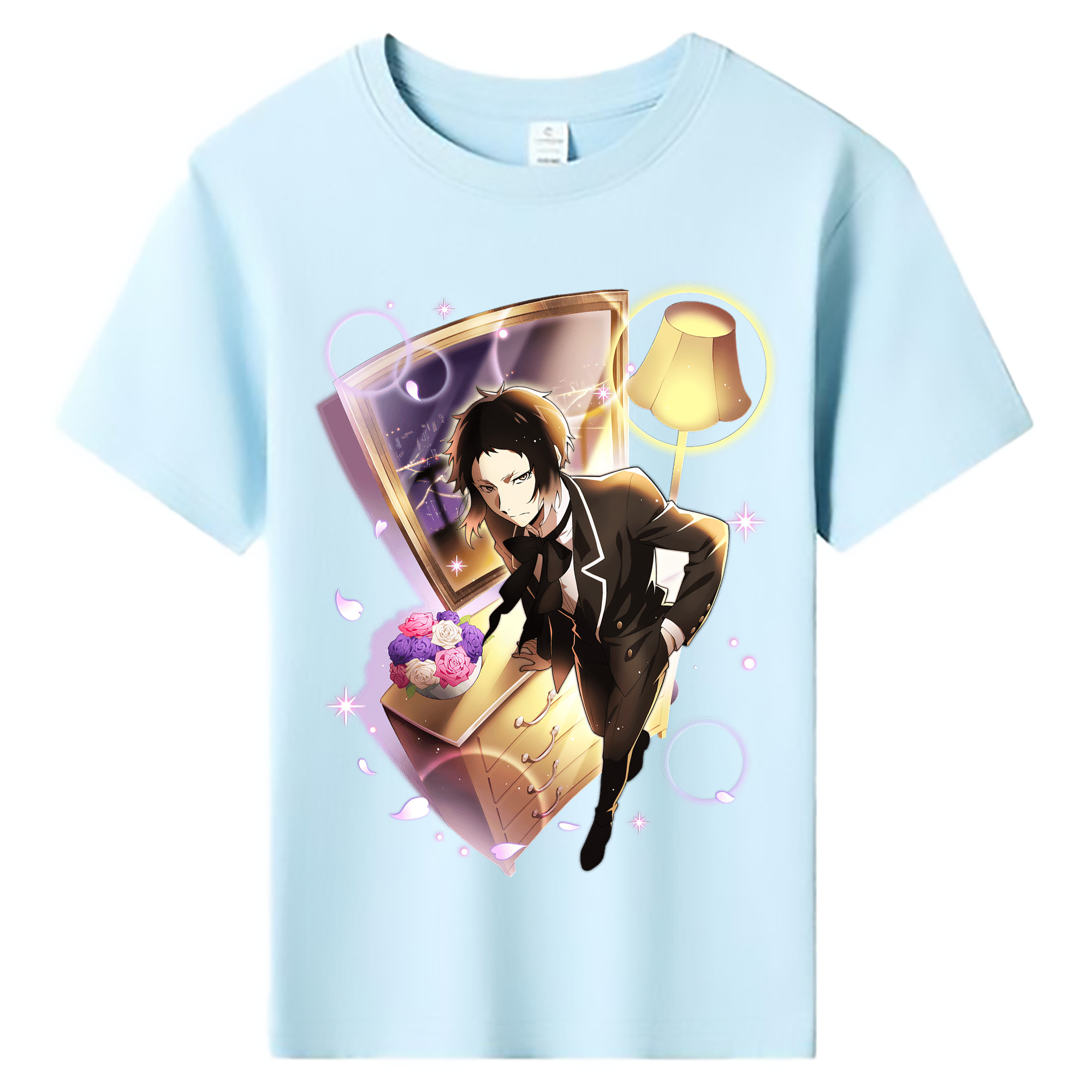 （画像用） 文豪ストレイドッグス Bungo Stray Dogs 綿100％キッズTシャツ（フロントプリント）
